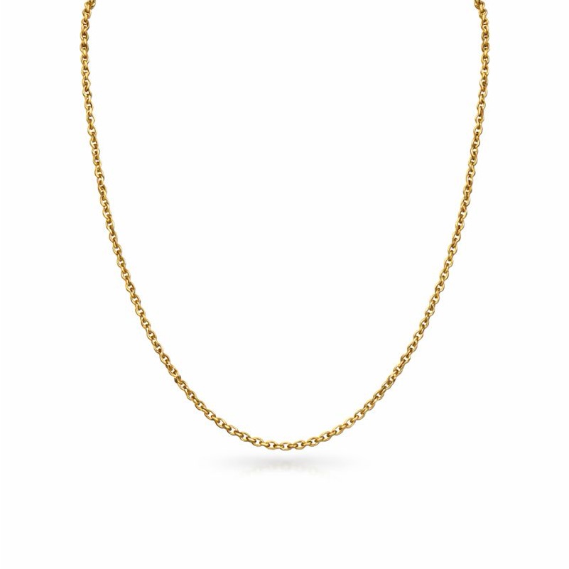 Solid 14k Gold Rolo Chain